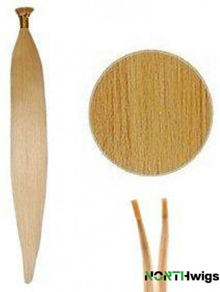 Blonde Straight Stick/I Tip Hair Extensions