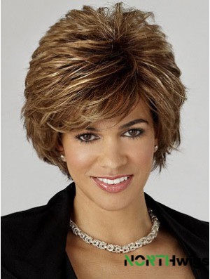 Wavy Brown Cheapest Short Classic Wigs