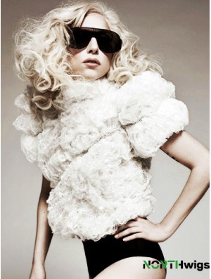 18 inch Amazing Long Curly Layered Lady Gaga Wigs